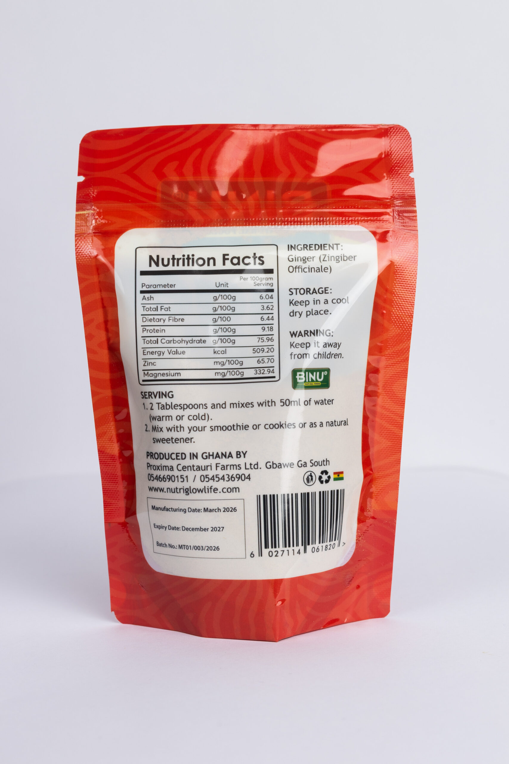 BINU GINGER POWDER - Image 2